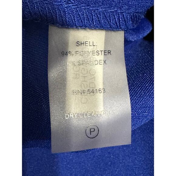 Calvin Klein Women’s Dres Starburst Sleeveless Sheath Dress Royal Blue 14 Party - Picture 6 of 11